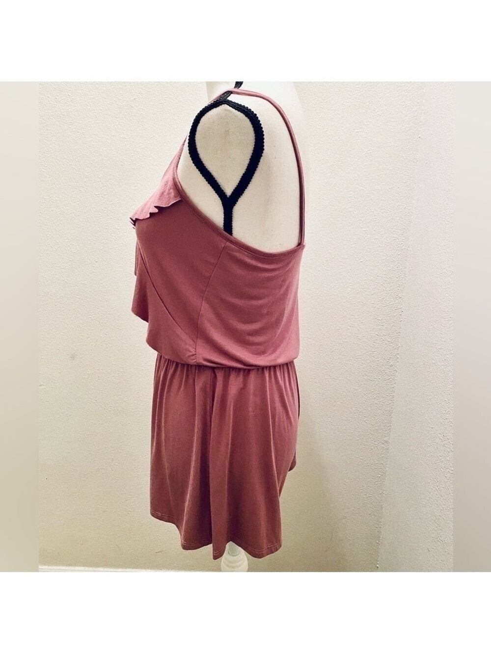 Pink Ruffle Romper Size Small - Picture 7 of 11